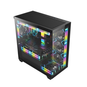 Nuovo arrivo all'ingrosso custodia per Pc <span class=keywords><strong>Super</strong></span> compatibile custodia da gioco custodie e torri in vetro temperato Micro ATX custodia per Computer per PC - Product Image 2
