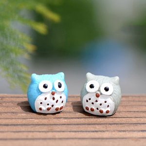 Mini Figuras de Búho de Resina, Adornos en Miniatura para Decoración de Paisajes, Lindos Amuletos de Animales, Accesorios para Manualidades - Product Image 5