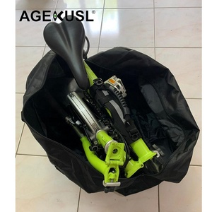 กระเป๋าใส่ของจักรยาน agekusl กระเป๋าใส่ของกระเป๋าขนส่งใช้สำหรับ<span class=keywords><strong>จักรยาน</strong></span><span class=keywords><strong>พับ</strong></span>ได้ของ Brompton - Product Image 5