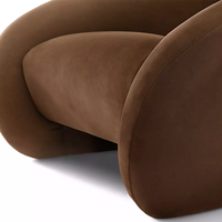 Ensemble de canapés en cuir minimaliste, canapé moderne pour salon, siège cascade, fauteuil individuel, coussin moelleux et confortable pour salon