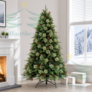 Sapins de Noël MaoSheng en gros, PE PVC, grands arbres artificiels, écologiques, décorations de fêtes, fournisseur OEM personnalisé - Product Image 2