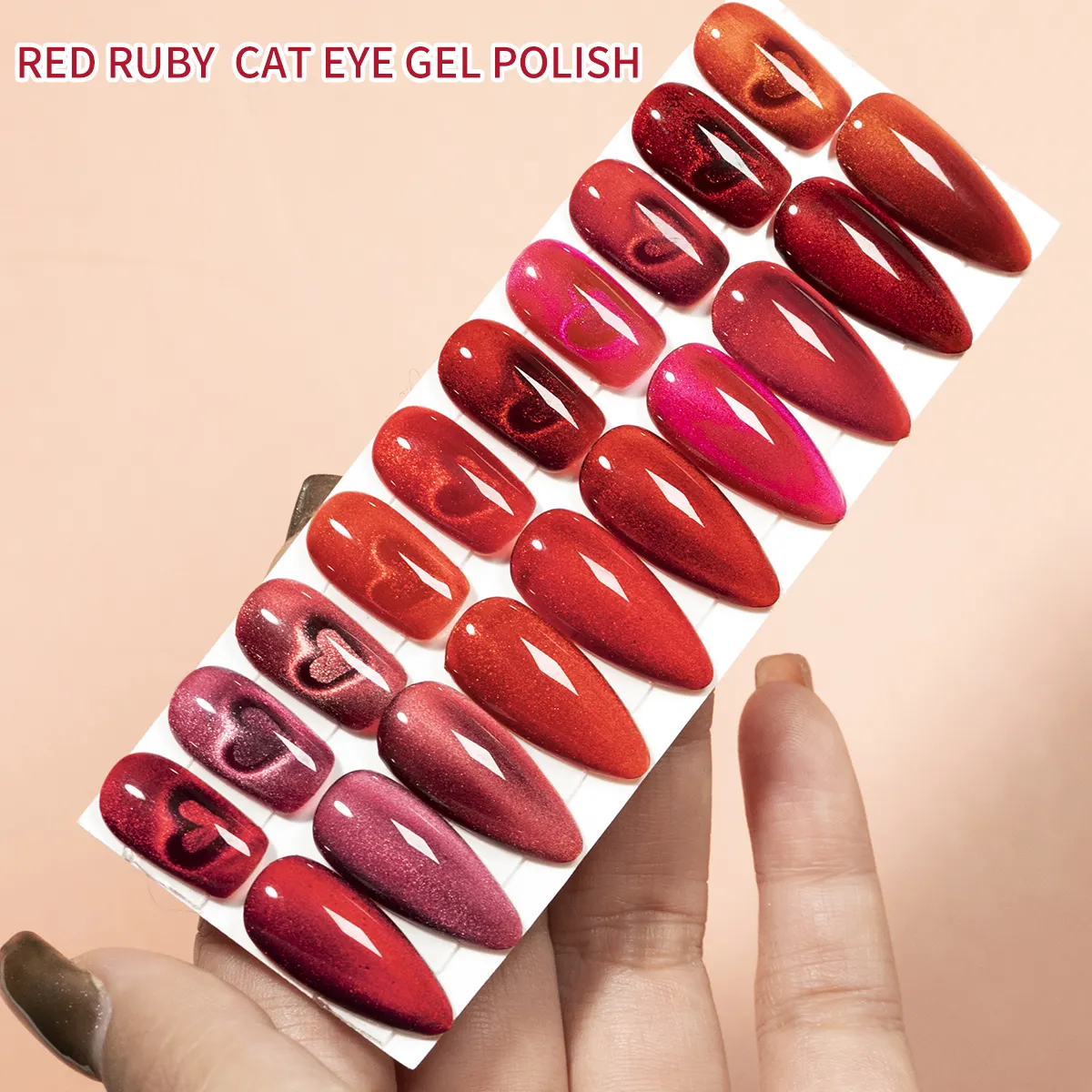 Fabriek Groothandel Starry Red Cat 'S Eye Gellak Nail Cat 'S Eye Gel Hot Sale Exotische Nagellak
