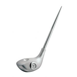 Creative <b>Digital</b> Display Golf-Themed Bamboo PEN Stand <b>Clock</b> Backlight Desk Table <b>Clock</b> Calendar Date Alarm <b>Battery</b> Operated - Product Image 1