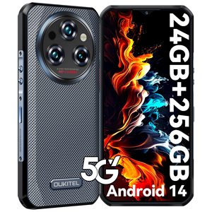 สมาร์ทโฟน WP35 5G รุ่นใหม่แกะกล่อง ของแท้ ทนทาน ขนาด 6.6 นิ้ว ระบบปฏิบัติการ Android 14 แบตเตอรี่ 11000mAh หน่วยความจำ 24GB+256GB รุ่น 64 NFC - Product Image 1