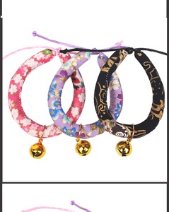 2020 Fabrikant Groothandel Japanse Stijl Zephyr Verstelbare Nylon Touw Huisdier Ketting Lood Kat Hond Halsbanden - Product Image 4