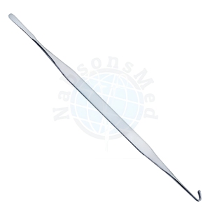 Dissectador de gancho para cuello Smithwick, instrumento de cirugía de columna neuroquirúrgica, gancho de retracción de raíz nerviosa cervical de acero inoxidable, CE - Product Image 1
