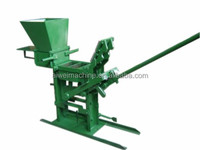 Machine à fabriquer des briques en terre cuite manuelle XM2-40, petite taille, prix le plus bas, avec un prix avantageux