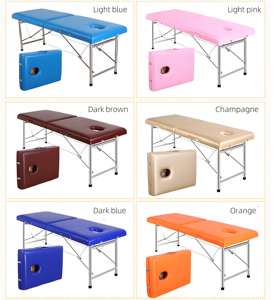 Cama <span class=keywords><strong>de</strong></span> Masaje <span class=keywords><strong>de</strong></span> <span class=keywords><strong>Fisioterapia</strong></span> Portátil y Plegable <span class=keywords><strong>de</strong></span> PU, Camilla <span class=keywords><strong>de</strong></span> Masaje Plegable Original para Salón <span class=keywords><strong>de</strong></span> Belleza con Orificio Especial - Product Image 1