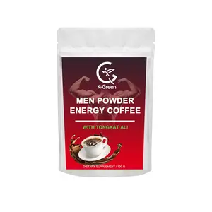 Café energético para hombre, Tongkat Ali, raíz de maca, café instantáneo ManPower Energy Enhancement, en stock