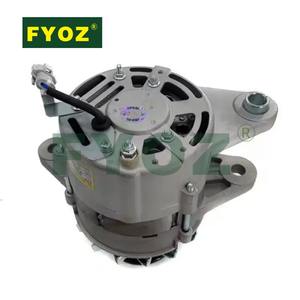 เครื่องกำเนิดไฟฟ้ากระแสสลับสำหรับ Ex200-2 <span class=keywords><strong>HITACHI</strong></span> Zax 6BD1ดีเซล24V 30A 2PK 1-81200-440-2 - Product Image 3