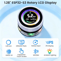 CrowPanel 1.28 pouces - HMI ESP32 Écran rotatif 240*240 IPS Écran tactile rond avec bouton rotatif Modèle IOT DHE38128D
