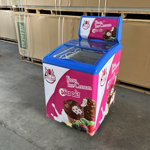 Congelatore Commerciale per Gelati con Porta in Vetro Curvo da 158L SD/SC-158Y - Product Image 6
