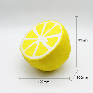 Juguete Antiestrés de Fruta de Limón Grande Popular 2024, Simulación de Fruta para Amasar, Rebote Lento, Marca OEM, Todas las Edades - Product Image 1