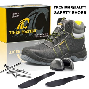 Bottes de Sécurité Industrielles CE Résistantes à l'Huile et à l'Eau Antistatiques Antidérapantes, Embout d'Acier Anti-Perforation, Chaussures de Sécurité S3 pour Hommes Construction - Product Image 3