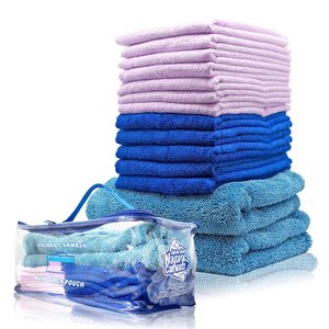 Juego de bolsa de toalla de lavado de coches de microfibra - Product Image 1