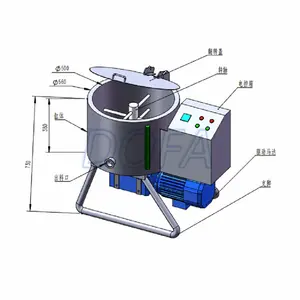 Chocolate Machine Tabletop Chocolate Refiner Ball Mill chocolate making ball mill