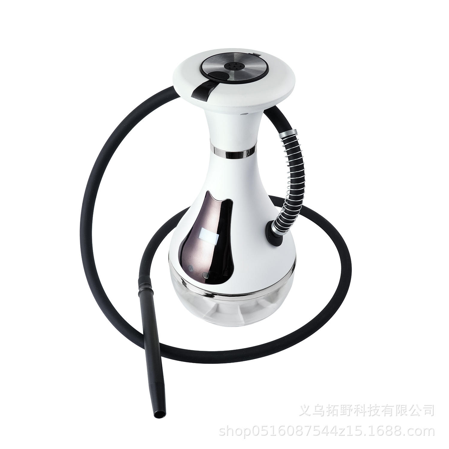 Blanc avec bordure argentée