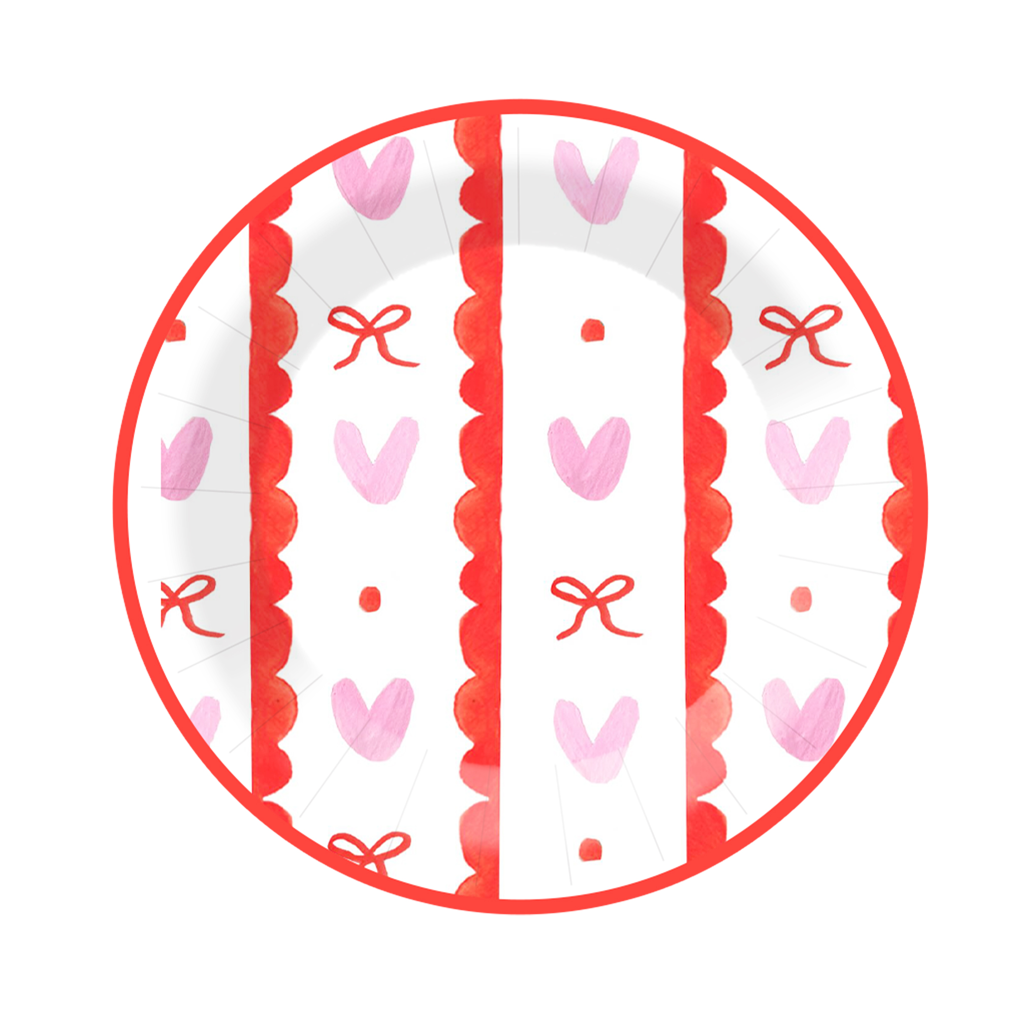 9inch paper plate*8pcs