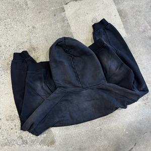 เสื้อฮู้ดดี้ทรงบ็อกซี่แบบครอป แขนแร็กแลน ดีไซน์ใหม่จาก TOPSHOW ผ้าเฟรนช์เทอร์รี่สีดำ หนา 500 กรัม ผ้าฝ้ายเนื้อหนัก ซักฟอกแบบแอซิดวอช - Product Image 6