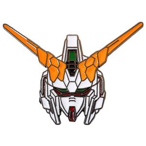 Traje móvil de Anime japonés, broche de unicornio de dibujos animados creativos de <span class=keywords><strong>Gundam</strong></span>, bolsa de insignia de Metal gratis, grabado pintado para aniversario - Product Image 5