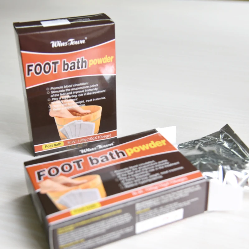 Китайский поставщик, травяной порошок для массажа ног, полынь, травяной спа-порошок для ног