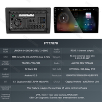 Stok 9 10 İnç 1din/2din HD IPS Dokunmatik Ekran RGB Araç GPS Navigasyon Android Auto Multimedya Video Oynatıcı Dahili WiFi
