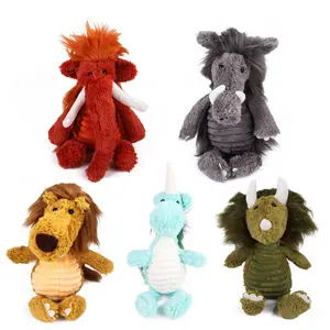 En çok satan aslan fil Unicorn dinozor özel peluş oyuncak köpek uzun saç yaratıcı peluş oyuncak hediye S hayvanlar