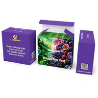 Cajas Rígidas Comestibles Desechables Personalizables para Cartuchos de Bolígrafo, con Estampado en Caliente Dorado y Plateado, Relieve UV y Embalaje Reciclable