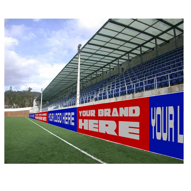 Stadion Luar Ruangan Sepak Bola Sepak Bola Sepak Bola Olahraga Perimeter Layar Led Papan Spanduk Tampilan Panel Iklan