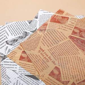 Hamburger Packaging Grease Proof <b>Paper</b> Sandwich <b>Wrapping</b> Deli <b>Paper</b> Shawarma <b>Food</b> Grade Wax <b>Paper</b> - Product Image 5