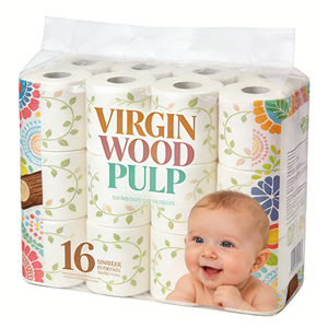 Essuie-tout en papier ménager de qualité supérieure, polyvalent, 3 plis, absorbant, pâte de bois vierge, emballage double volume, blanc, cuisine - Product Image 2