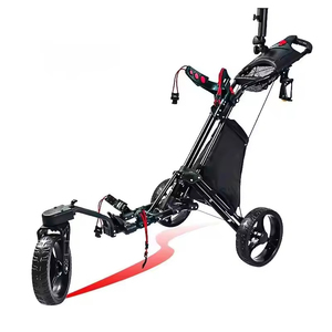 Hot Sale Factory Custom 3-Wheel Golf <b>Trolley</b> 360 Rotating Front Wheel <b>Folding</b> Aluminum Golf Push <b>Cart</b> New <b>Folding</b> Golf Bag Golf - Product Image 2