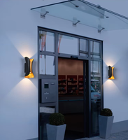 Lampe murale LED décorative moderne pour jardin, éclairage extérieur, étanche IP65, lumière LED murale ascendante et descendante