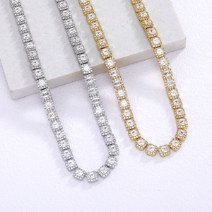 Reverse <b>Love</b> 6MM Cuban Ice Sugar Chain 5A Zircon Tennis Flip Cover Unisex Trendy Hip Hop Iron <b>Bracelet</b> Wholesale - Product Image 3