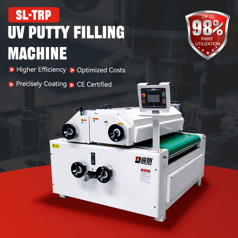 SL-TRP 6.12kW UV Putty Filling Machine Roller Coating Equipment for ...
