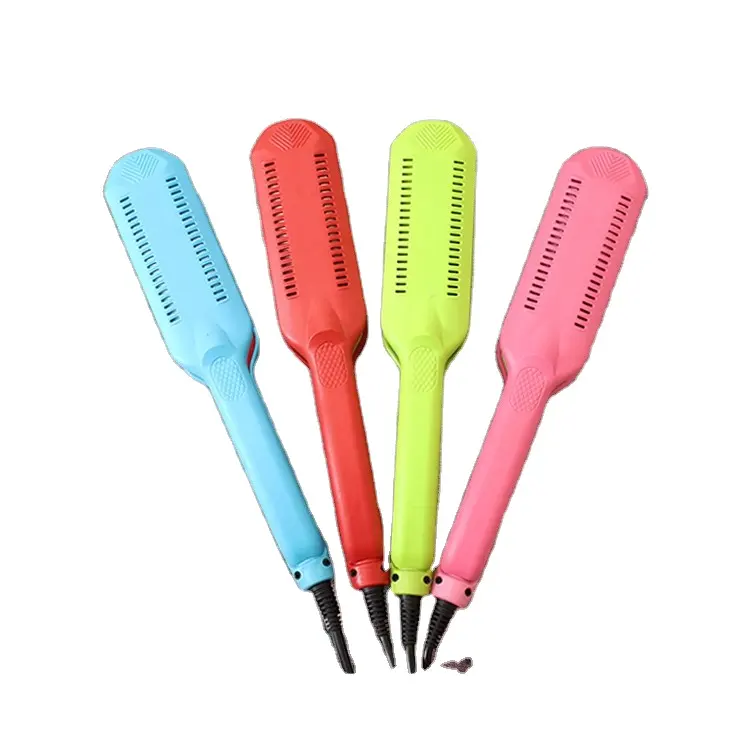 Colorful salon personalized hair straightener hair flat iron hair straightener with changeable plates