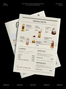Folleto de restaurante impreso personalizado profesional Folleto triple Menú para llevar Folleto publicitario hecho de cartón de papel elegante - Product Image 4