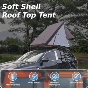 Carpa <span class=keywords><strong>de</strong></span> Techo Ultraligera para 2 Personas con 3 Entradas, Carpa <span class=keywords><strong>de</strong></span> Techo <span class=keywords><strong>de</strong></span> Carcasa Blanda Ultrafina para Mitsubishi <span class=keywords><strong>Outlander</strong></span> 2022 - Product Image 4