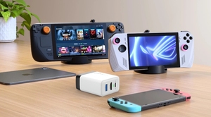GaN 65W PD Fast Charger Docking Station HD 4K@60Hz <strong>Type</strong>-<strong>C</strong> 3.0 USB2.0 Hub 3 in 1 for Switch Laptop USB <strong>C</strong> <strong>Dock</strong> - Product Image 5