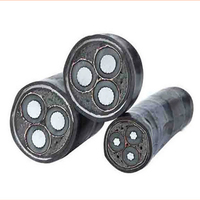 3-adriges Mittelspannungs-Stromkabel Aluminium 1 * 35mm ² 1 * 50mm ² 1 * 70mm ² 3 * 35mm ² Elektrokabel Kabel Hersteller PVC NA2X2Y XHHW-2