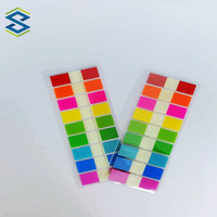Blocs-notes adhésifs colorés en PET transparent, imperméables et à écriture fluide pour la vente en gros