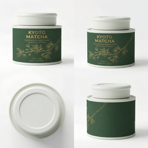 Envase Cilíndrico de Papel de Grado Alimenticio Personalizable de 76 mm, Apto para Matcha, Té de Arroz Integral, TWGTee, Mariage Freres, Dilmah - Product Image 3
