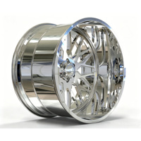 Jantes de camion forgées monobloc polies sur mesure 20X12 22x12 24x14 26x12 26x14 26x16 28x16 30X16 8x170 8x180 pour Ford GMC CHEVY