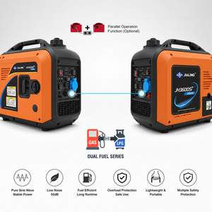 Générateurs à essence silencieux JIALING 3300w, petit générateur numérique GPL+essence, onduleur portable 3000 Watts 3kw 3.3kW - Product Image 3