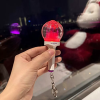 Mini Concert Cheer ing Light Stick Schlüssel bund Anhänger Austauschbarer Lichtst reifen Auto Schlüssel ring Blinkender Schlüssel bund