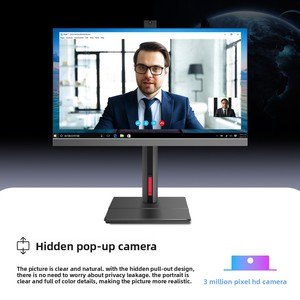 <span class=keywords><strong>Computadora</strong></span> Todo <span class=keywords><strong>en</strong></span> Uno Intel de 24 Pulgadas, Windows 11, Negra, con Cámara Telescópica LED de Alta Definición, para Uso <span class=keywords><strong>en</strong></span> Oficina y Negocios, Ensamblada - Product Image 3