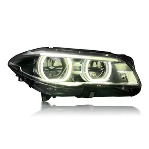 Accesorios de Estilo para Automóviles <span class=keywords><strong>BMW</strong></span> F10 2011-2017, Faros Delanteros <span class=keywords><strong>520i</strong></span> 525i 530i, Luces LED, Lámpara Frontal, Versión 1:1 - Product Image 3