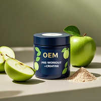 Poudre de boisson énergétique pré-entraînement + créatine | Caféine 200MG, compléments alimentaires | Énergie et concentration, force | Booster d'oxyde nitrique