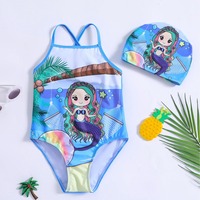 Bikini Bandeau buatan tangan untuk anak perempuan pakaian renang motif papan catur seksi dengan dekorasi berpayet dan ritsleting harga pabrik murah