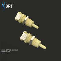Raccord rapide fileté BRT 1/8, connecteur PMC1604, raccord de tuyau en plastique basse pression, raccord de tuyau à barbillon 1/4" femelle/mâle